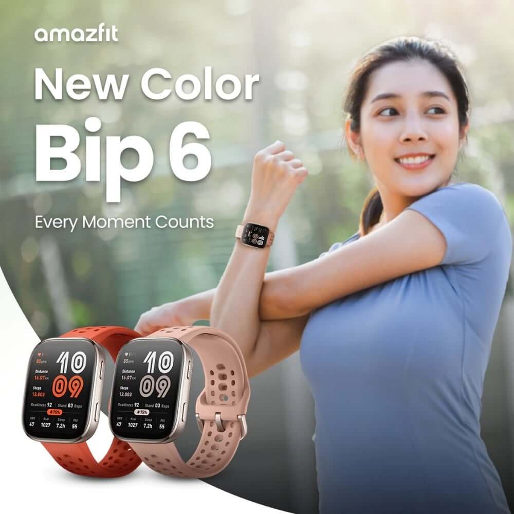 SMARTWATCH AMAZFIT BIP 6 1.97" AMOLED RED
