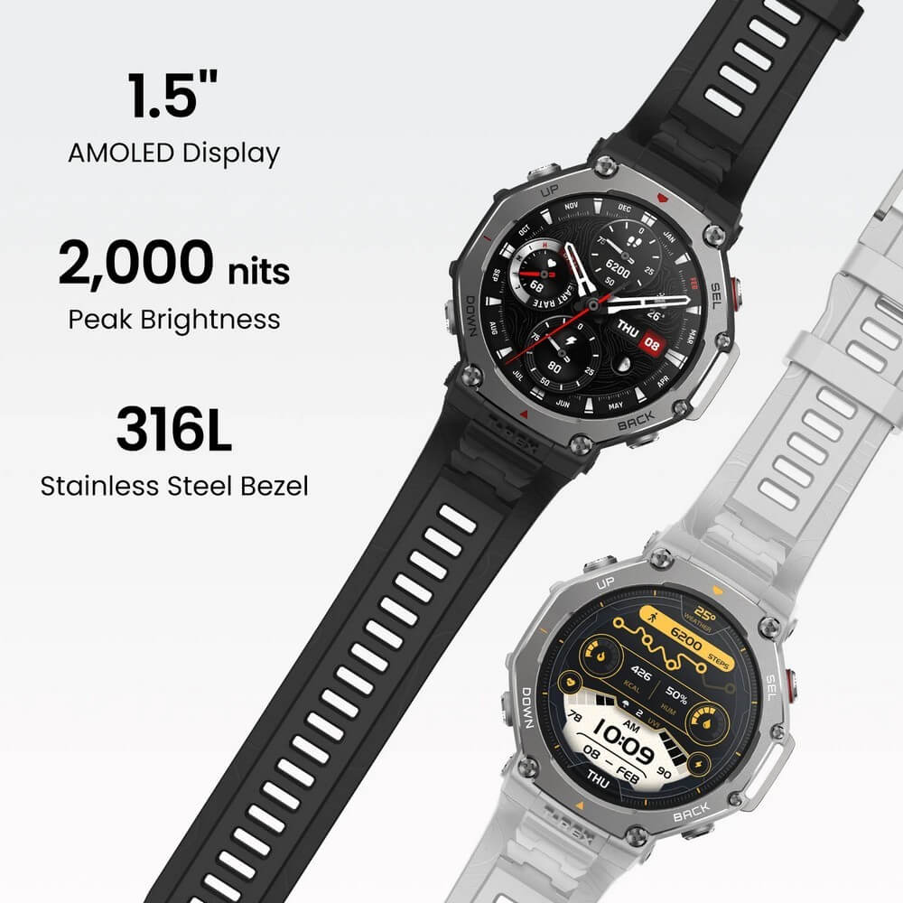 SMARTWATCH AMAZFIT T-REX 3 1.5" AMOLED HAZE GREY