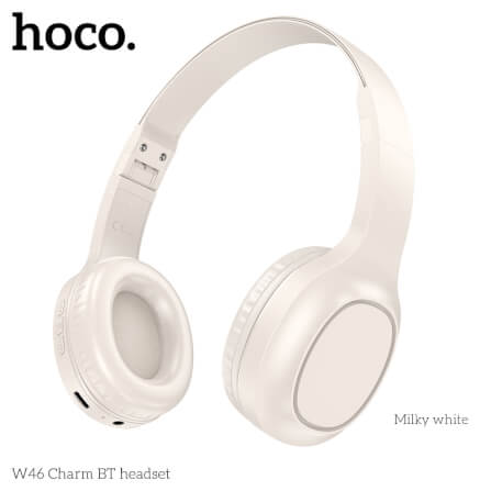 HOCO W46 Charm Bluetooth Headset, White