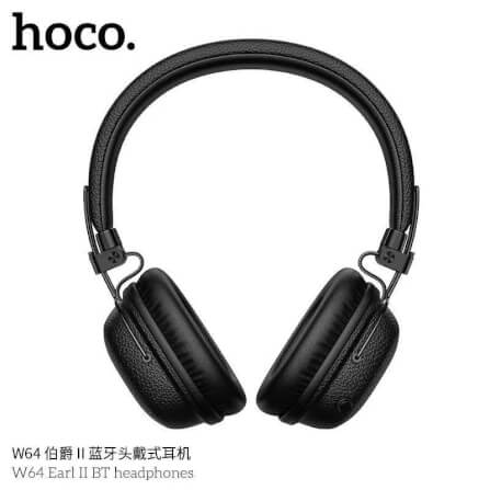 HOCO W64 Earl II Wireless Headphones, Black
