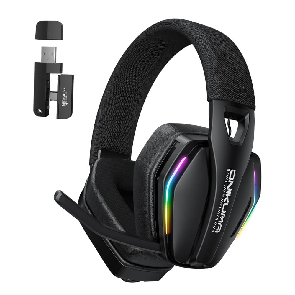 ONIKUMA GT826 THREE MODE GAMING HEADSET - BLACK