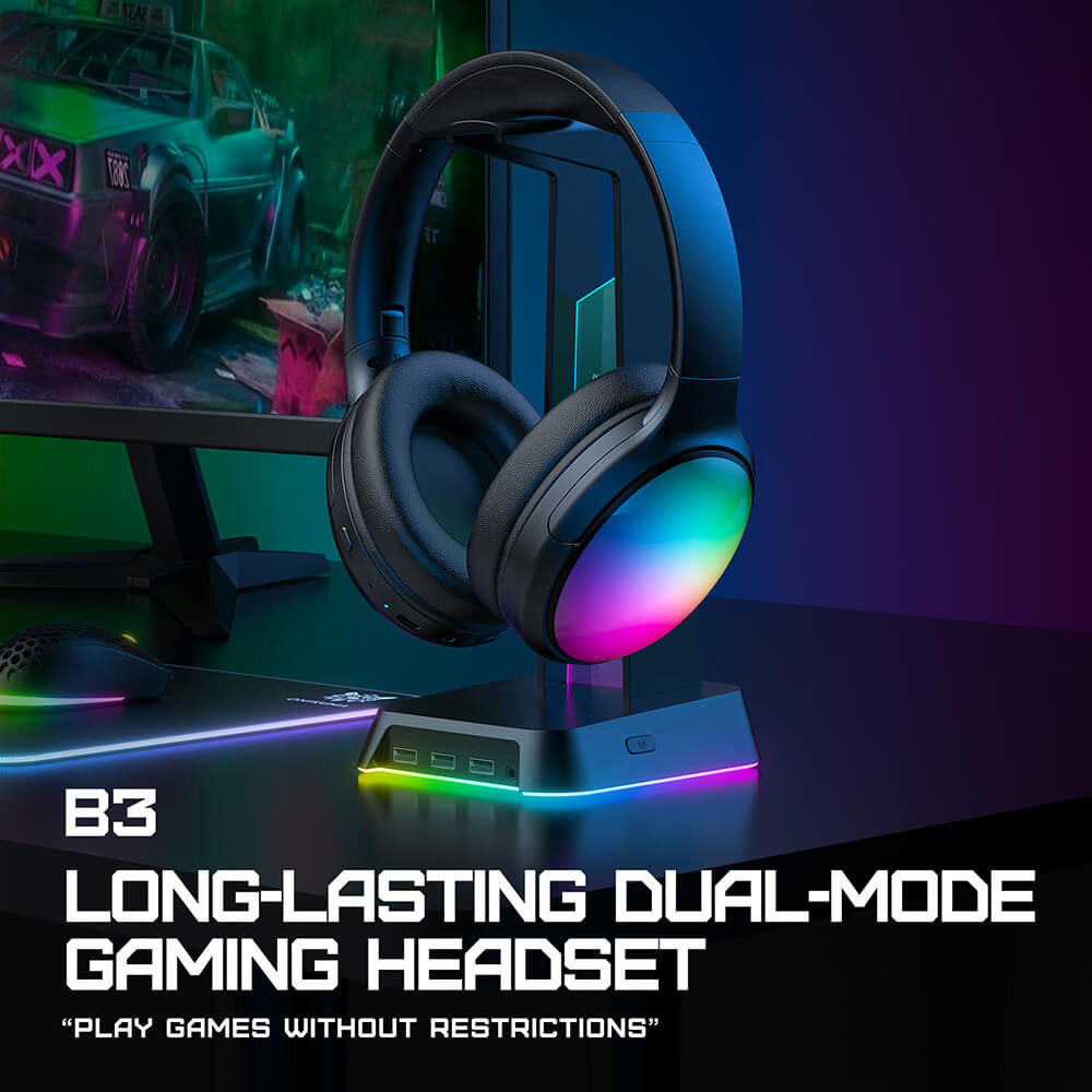 ONIKUMA B3 LONG LASTING DUAL MODE GAMING HEADSET - BLACK