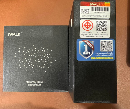 POWERBANK IWALK SECRET MAH LIGHTNING CHARGER PURPLE DIAMOND COLOR