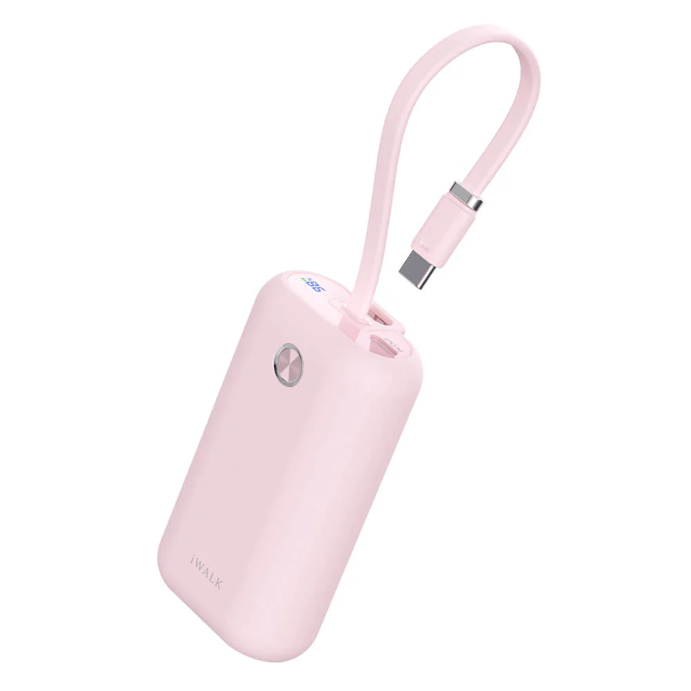 Powerbank IWALK Power Mini 10000 MAH TypeC White Color support 22.5W FastCharge