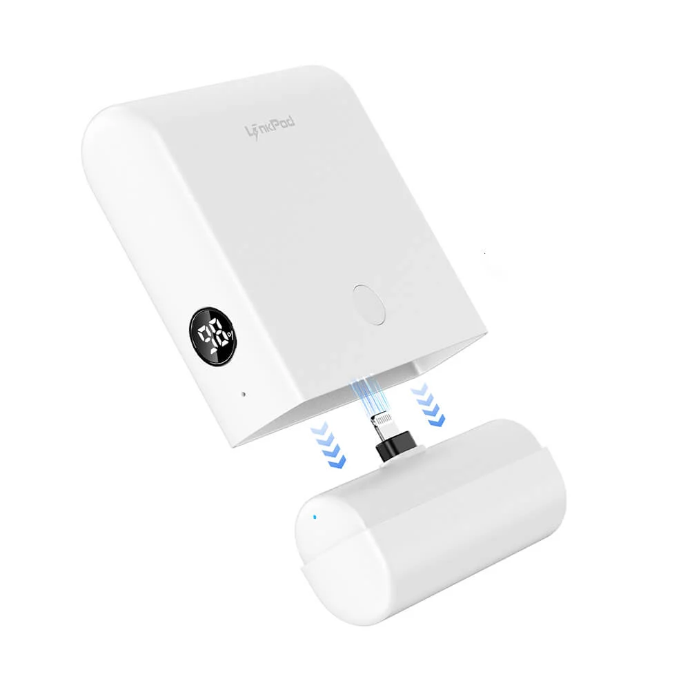POWERBANK IWALK LINKPOD PLUS 13500MAH 20W FASTCHARGE : WHITE : LIGHTNING