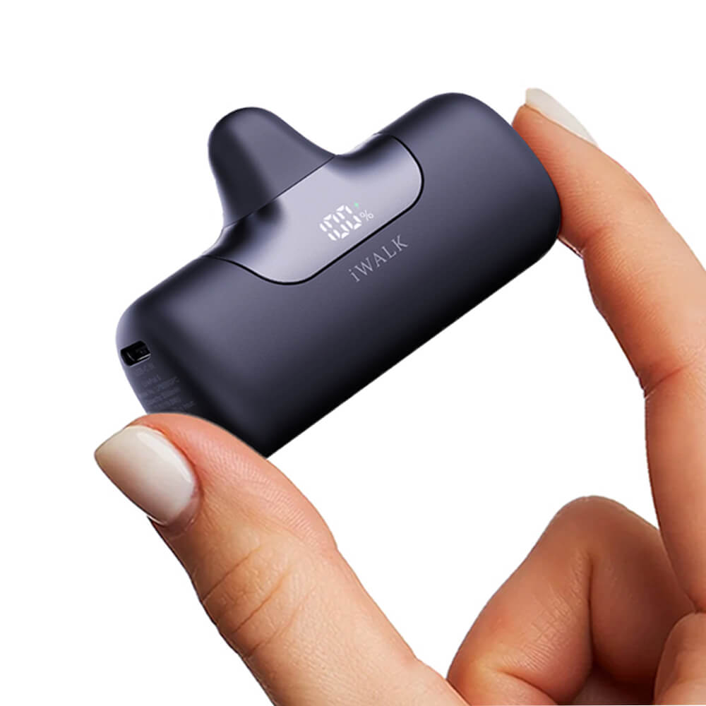 Powerbank IWALK LINKPOD5 5500 MAH TypeC Black Color support 22.5W FastCharge