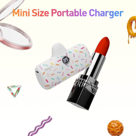 POWERBANK IWALK LINKPOD PRO 4800 MAH LIGHTNING CHARGER WHITE CANDY COLOR