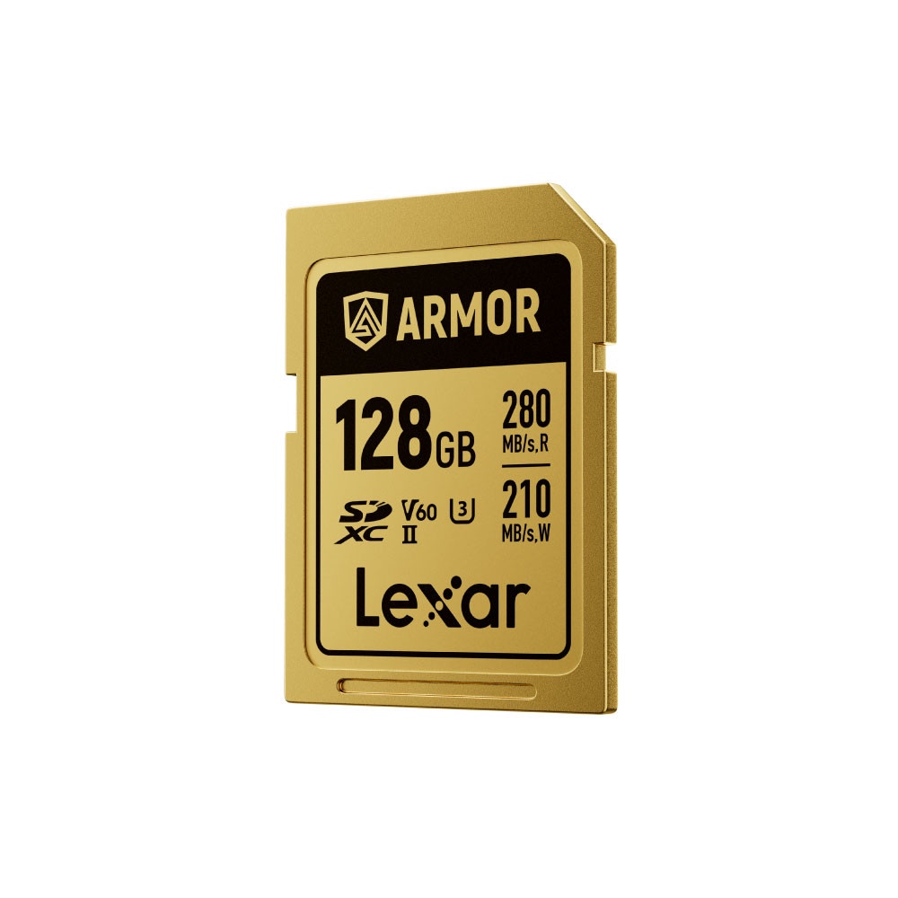 MEMORY CARD LEXAR ARMOR GOLD 128GB SD CARD FULL-HD 6K RW280/205MB/S (LSDAMGL128G-RNNNG)