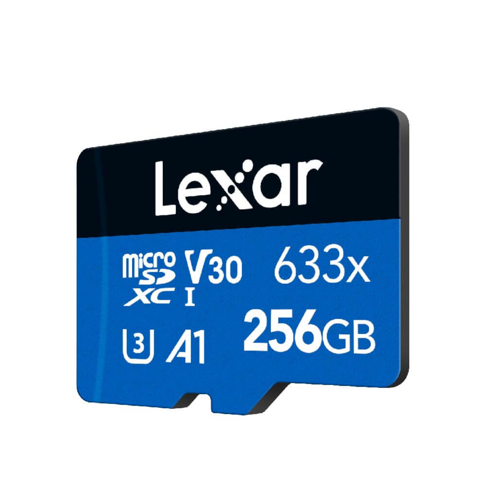 MEMORY CARD LEXAR 633X MICROSD CARD 256GB WADAPTER RW100/45MB/S (LSDMI256BB633A)