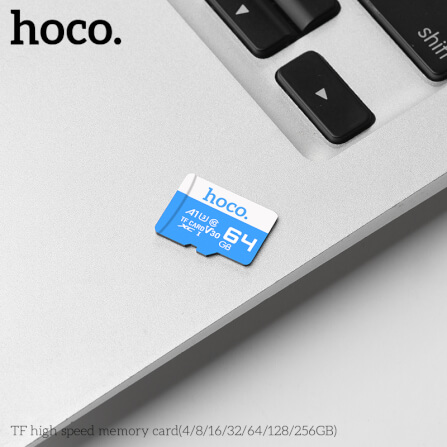 64GB HIGH-SPEED MICRO SD CARD CLASS 10 (TF CARD) HOCO MEMORY CARD