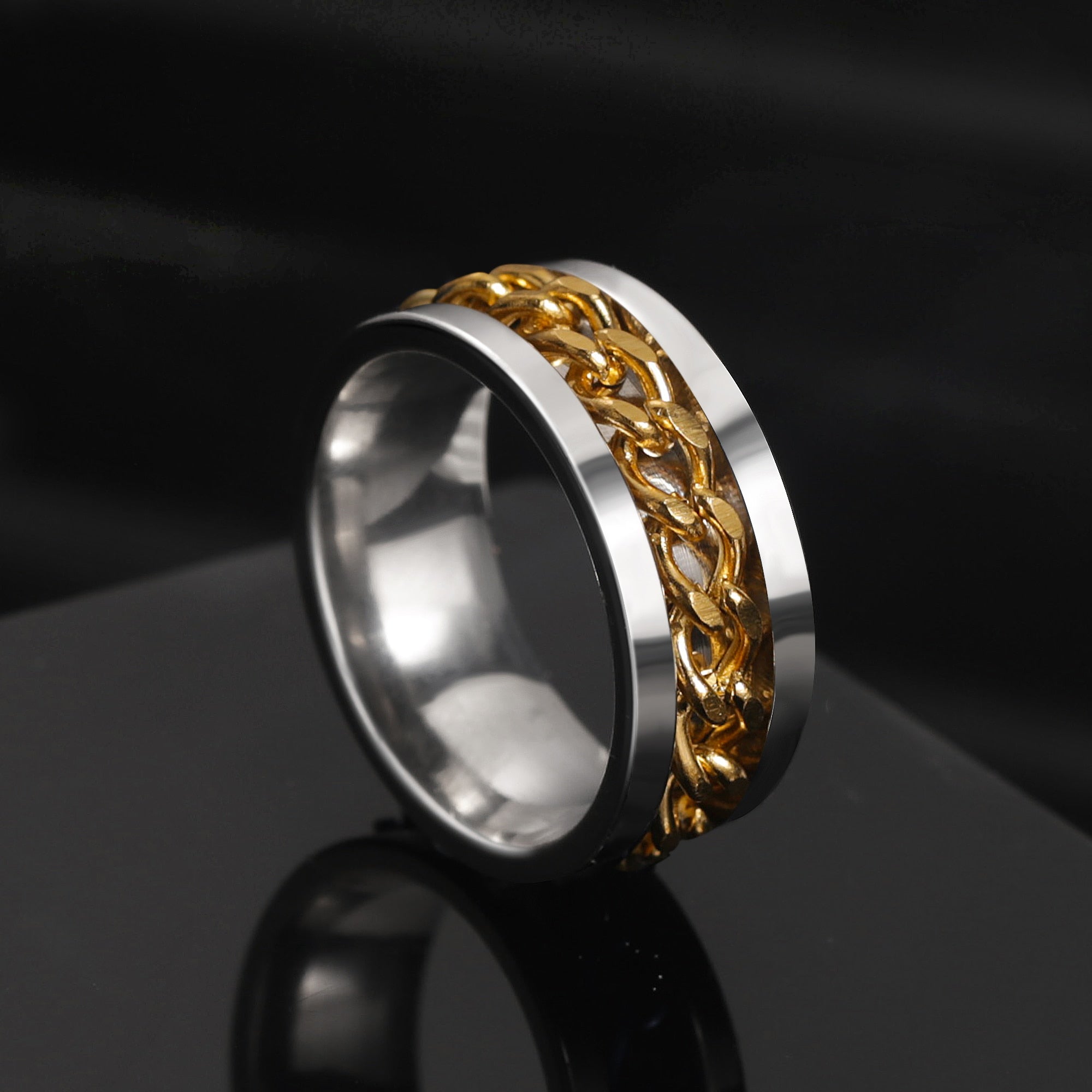 Stainless Steel Rotatable Couple Ring
