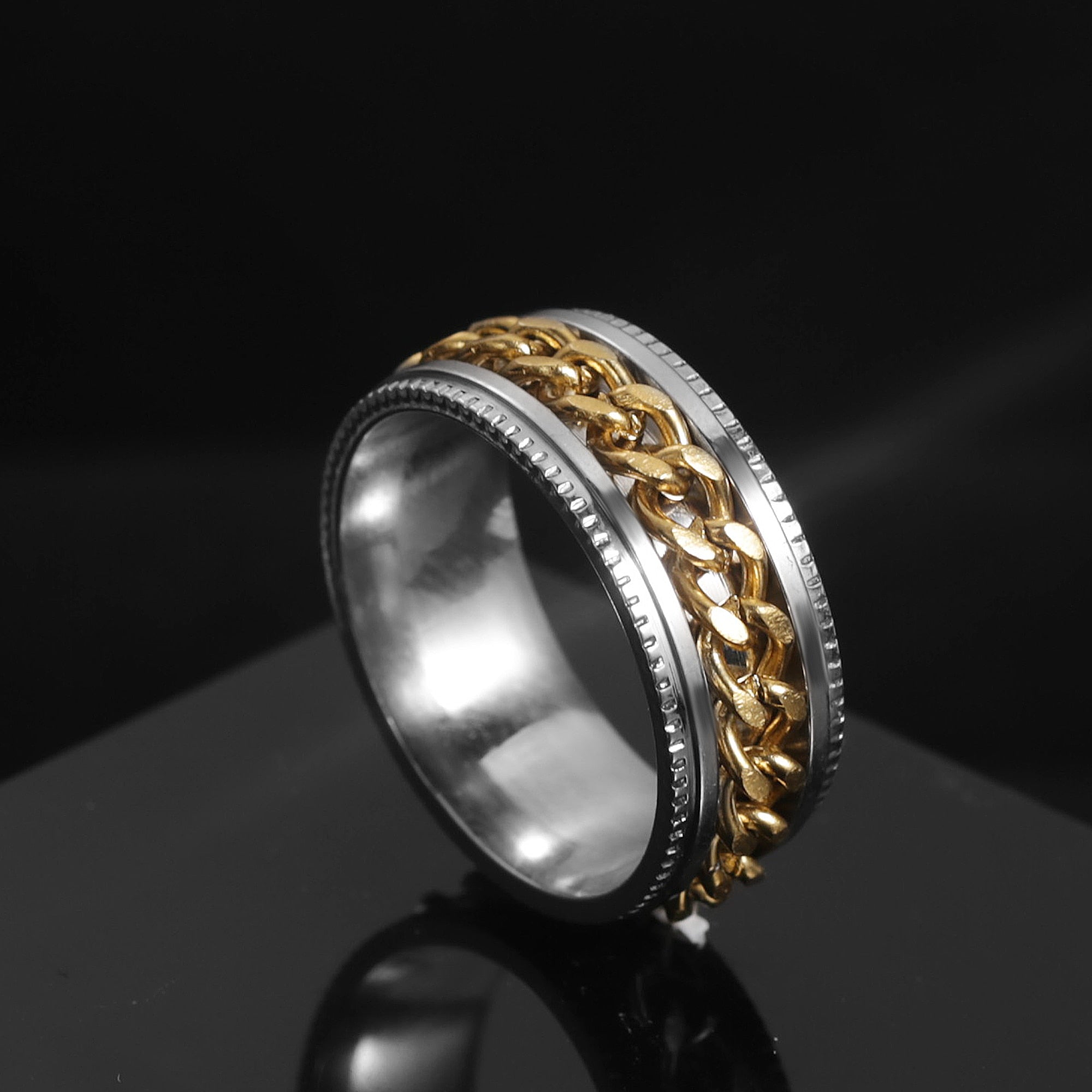 Stainless Steel Rotatable Couple Ring